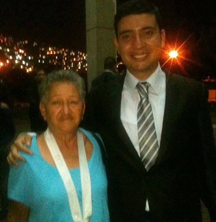 jhonnathan sulbarán y su abuela